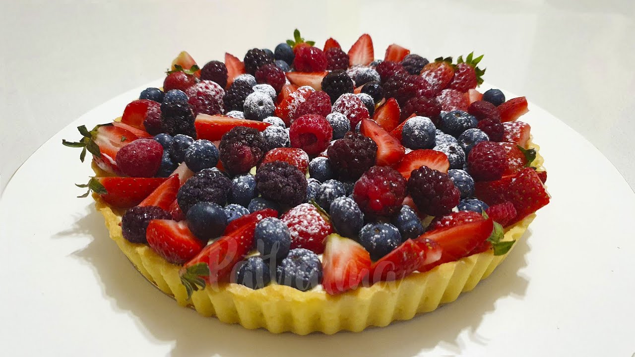 TARTA DE FRUTOS ROJOS 😘😍|  TARTA DE PASTELERA CON FRUTOS ROJOS