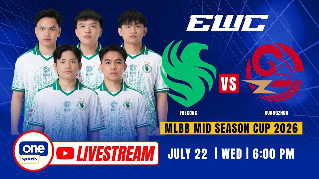 LIVE: TEAM FALCONS PH vs. GUANGZHOU GAMING | MSC ESPORTS WORLD CUP | JULY 22, 2026