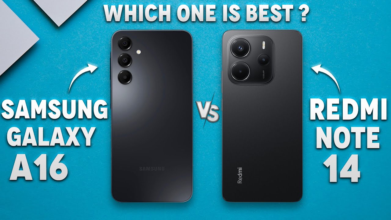 Samsung Galaxy A16 4G vs Redmi Note 14 4G | Budget Smartphone Battle 2025