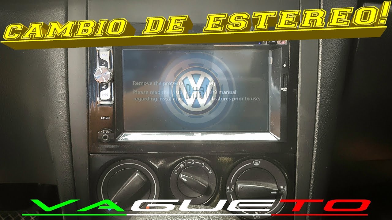 Cambio de estereo al Jetta Clasico/Jetta 4 | DUAL XDVD276BT | VW JETTA 4 | JETTA CLASICO | MK4