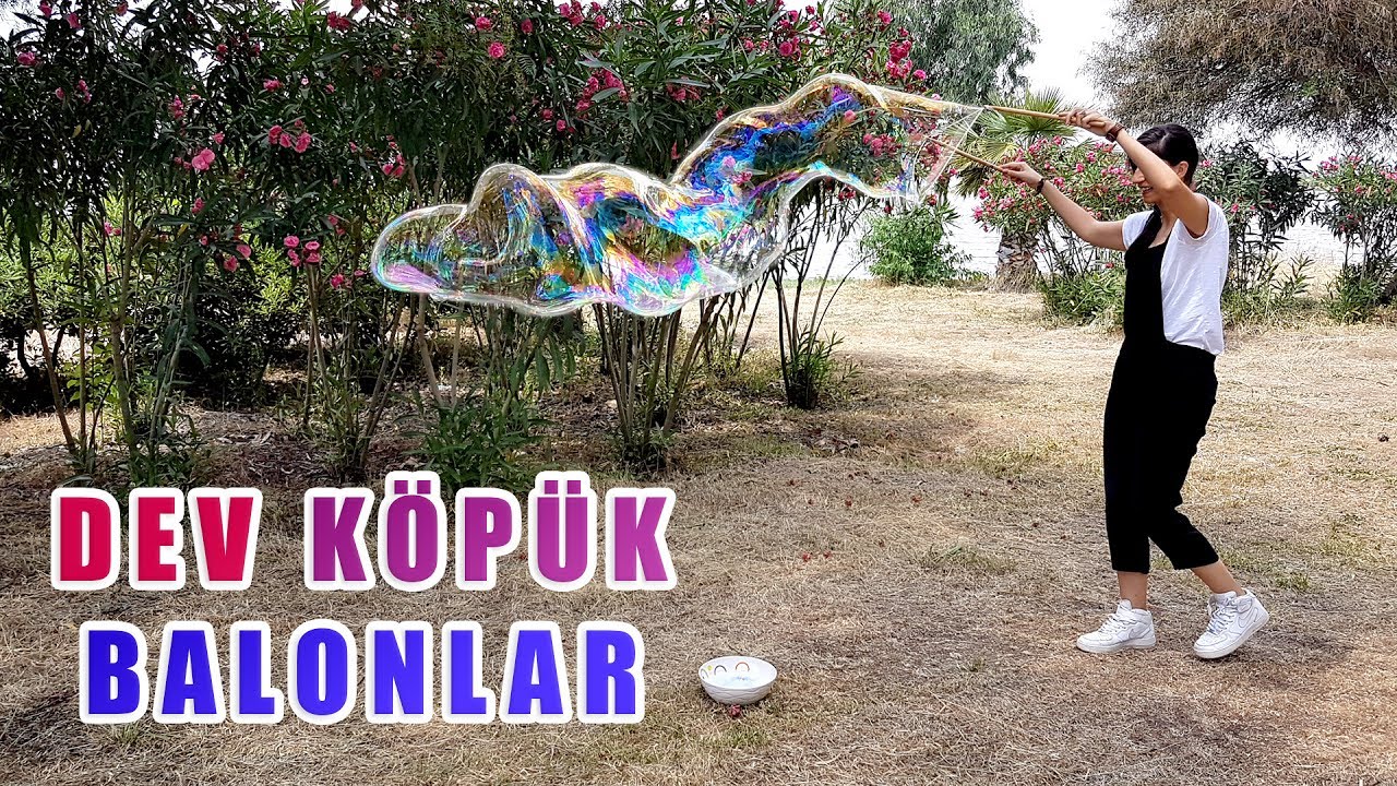 Banyo Bombası ve Dev Köpük Balonlar Nasıl Yapılır?