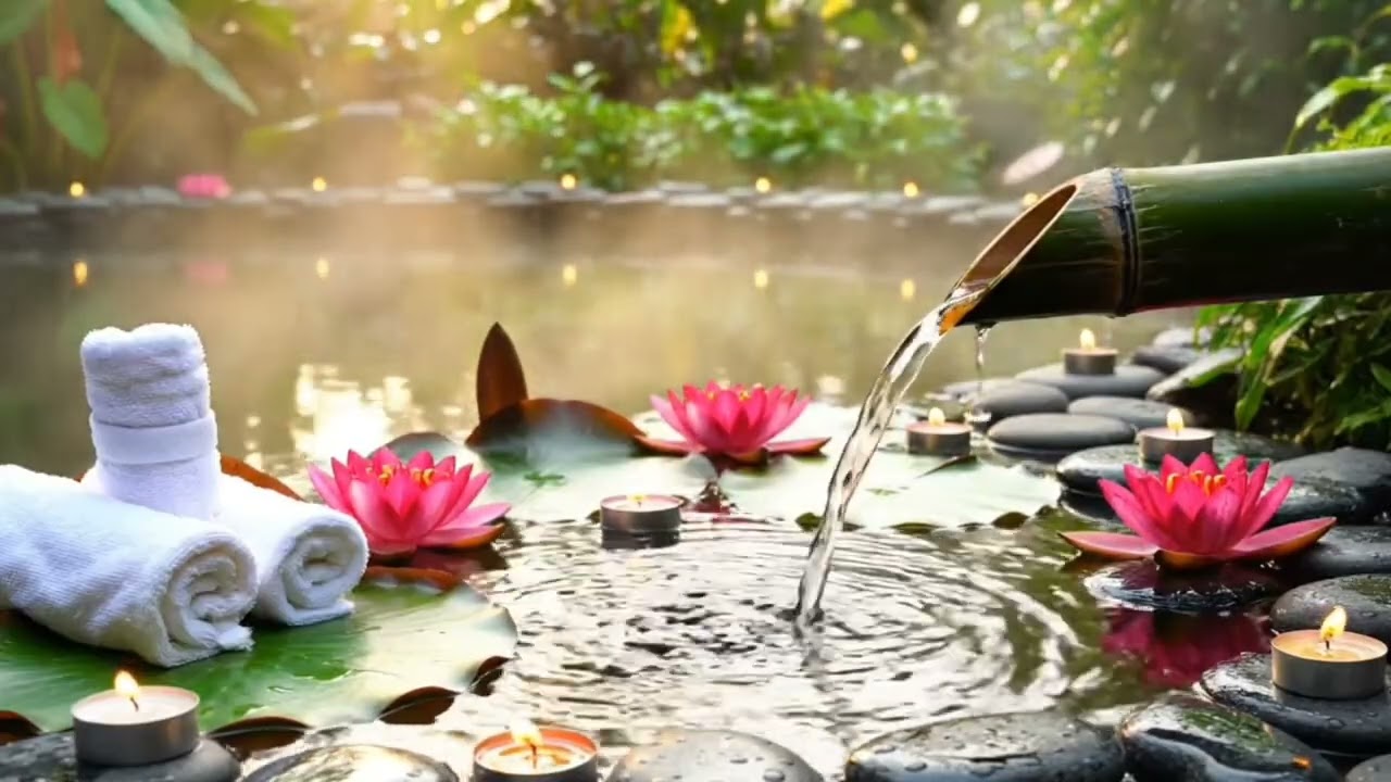 🌳 “Relaxing Zen Water Sounds | Peaceful Bamboo Flow for Deep Calm”