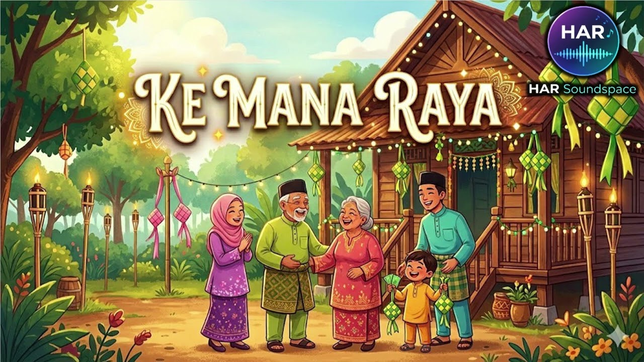 Ke Mana Raya? 🎆 | Lagu Raya 2026 Penuh Ceria & Nostalgia! 🚗💚