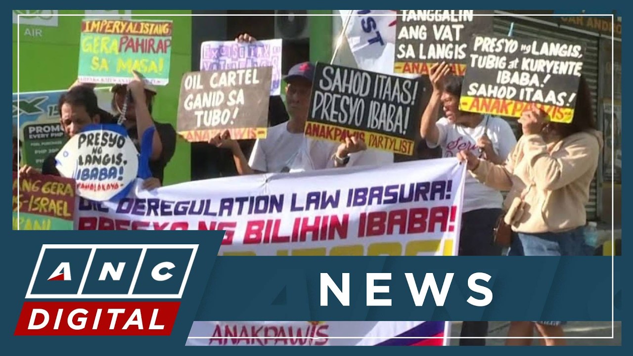 Groups hold protest vs. big-time fuel price hike | ANC