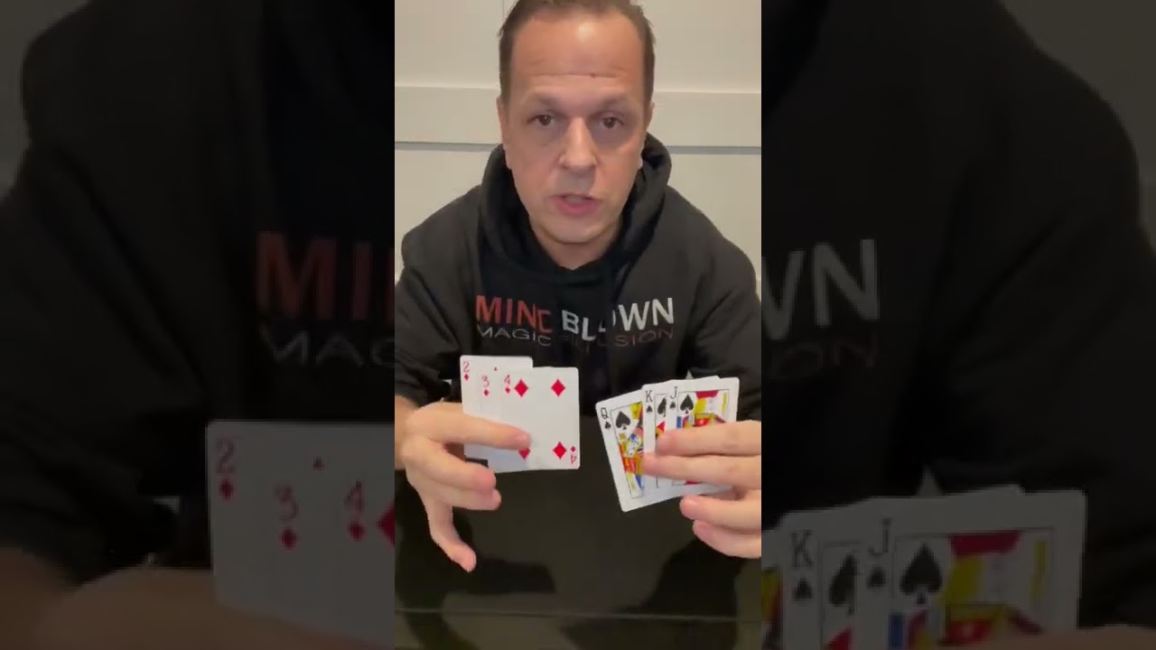 Oil and Water card trick tutorial