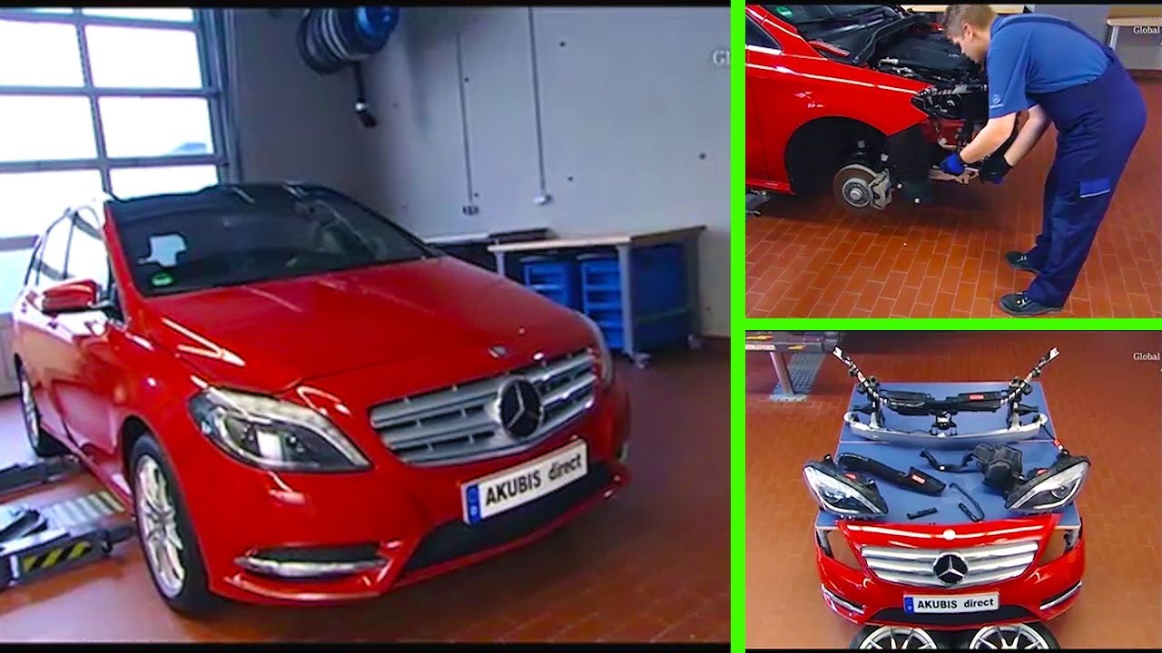 Снятие и установка переднего модуля Mercedes-Benz | CLA, GLA, A-класс, B-класс