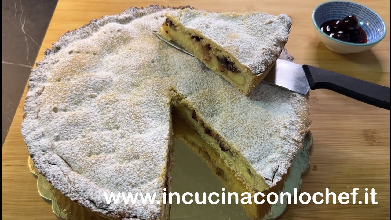 LA TORTA PASTICCIOTTO | FROLLA CON CREMA PASTICCERA E AMARENE