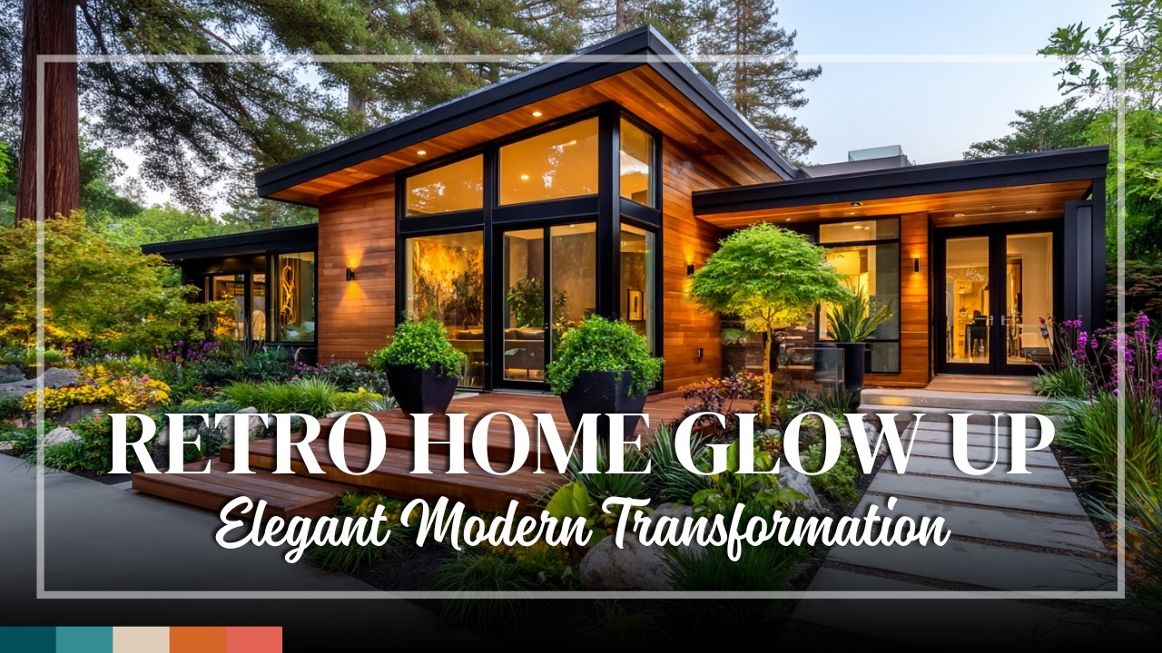 Mid Century Modern Homes with Sleek Opulence 🪑 Retro Lines with a Refined Finish