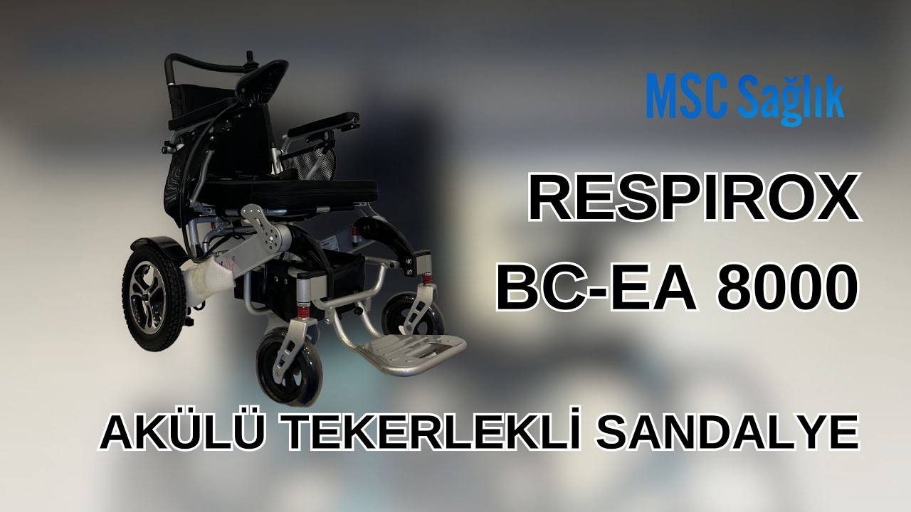 RESPIROX BC EA8000 AKÜLÜ TEKERLEKLİ SANDALYE / 444 0 989 / #akülüsandalye #akülütekerleklisandalye