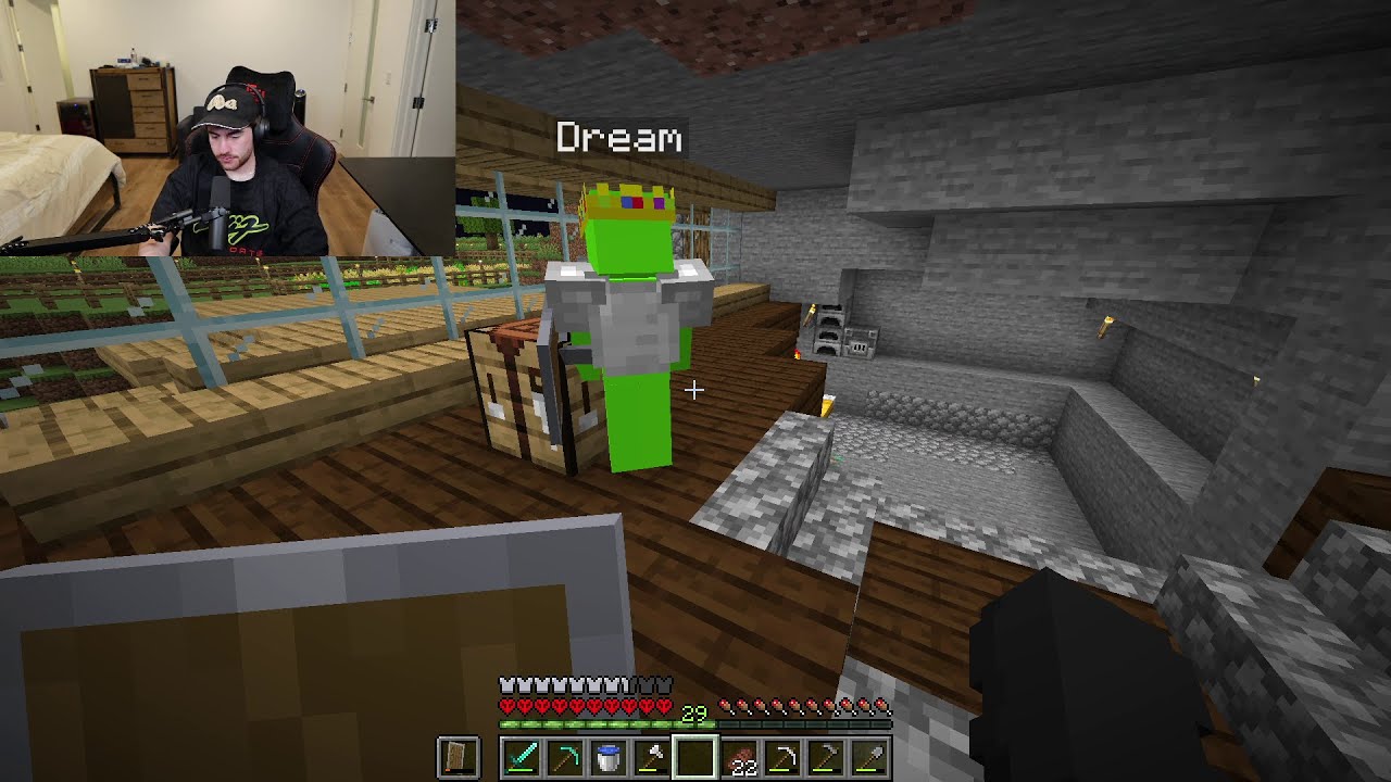hardcore minecraft with punz Sapnap Kick VOD ft. Dream (08/18/23)