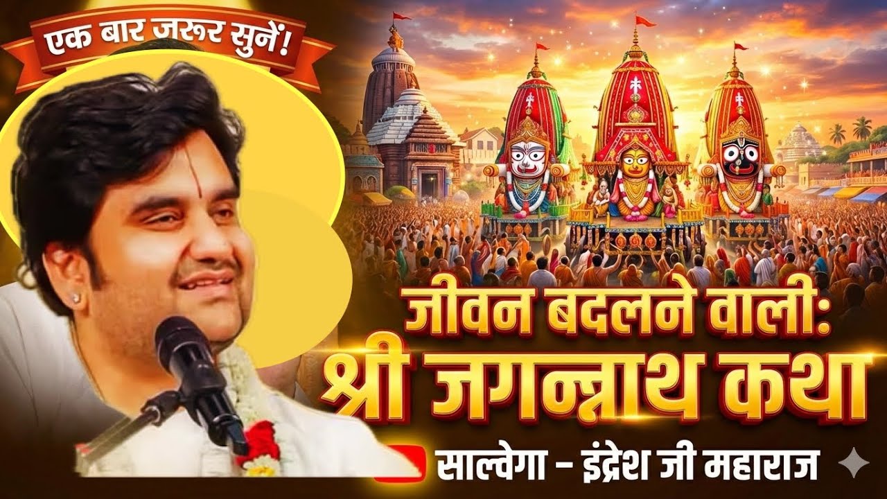 जब मुस्लिम भक्त के लिए रुक गया जगन्नाथ रथ | सालबेग की कथा #bhakti #krishna #radhakrishna #indreshji 