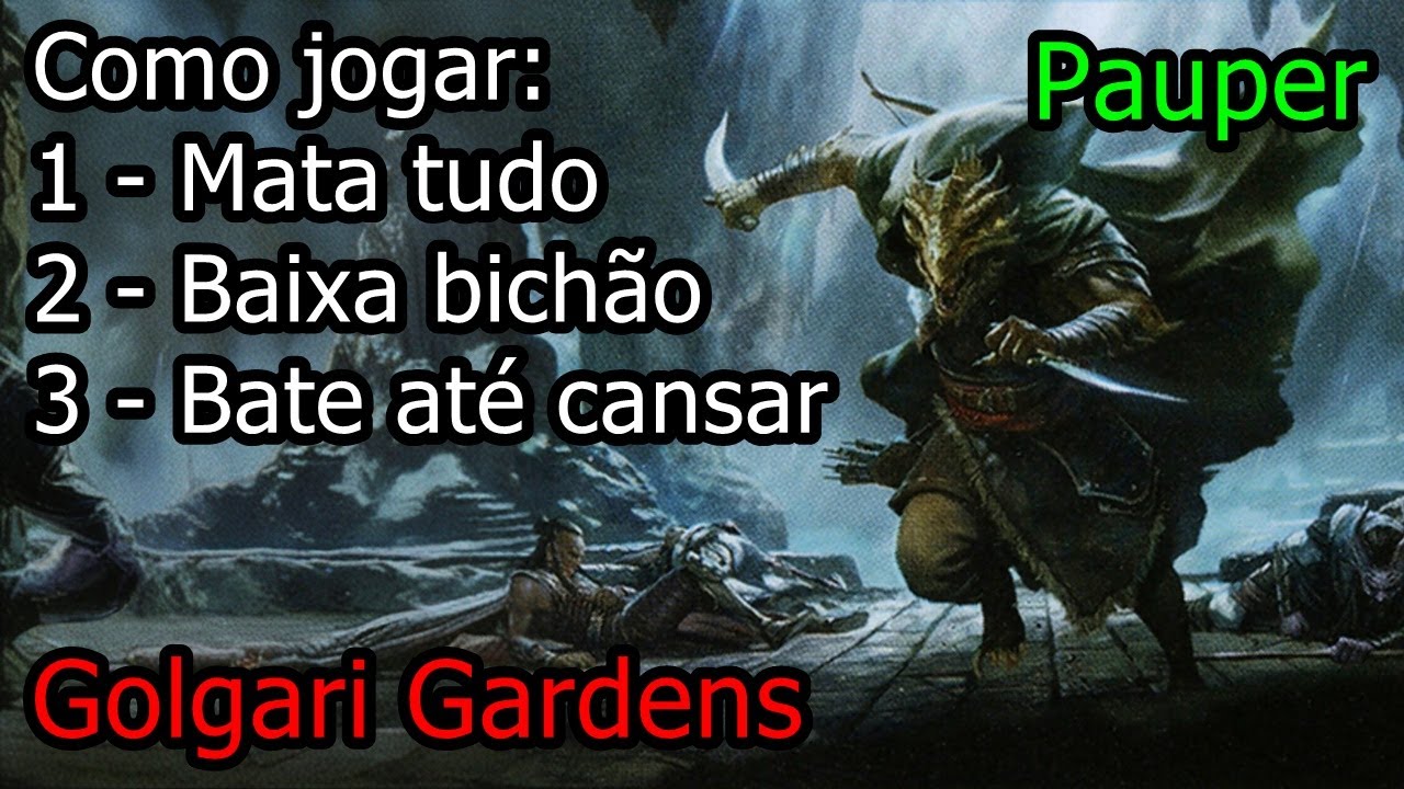 Liga! Pauper Golgari Gardens