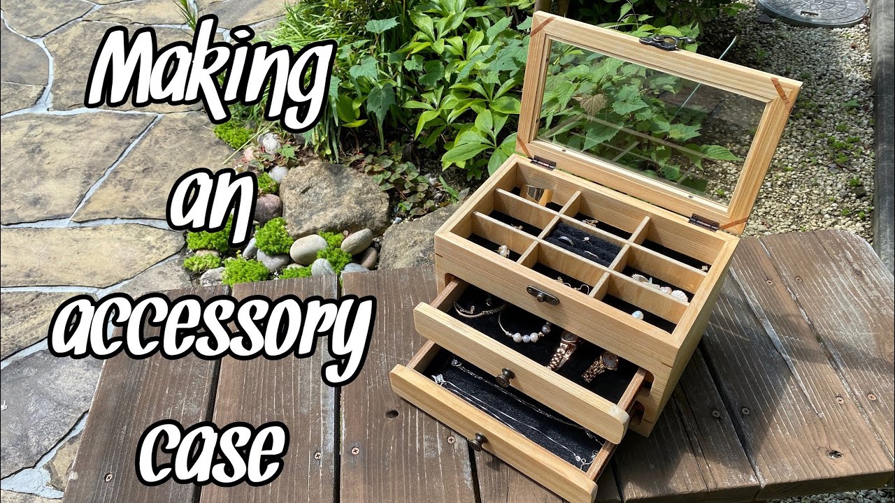[DIY] Making an accessory case / かんざし加工で作る木箱