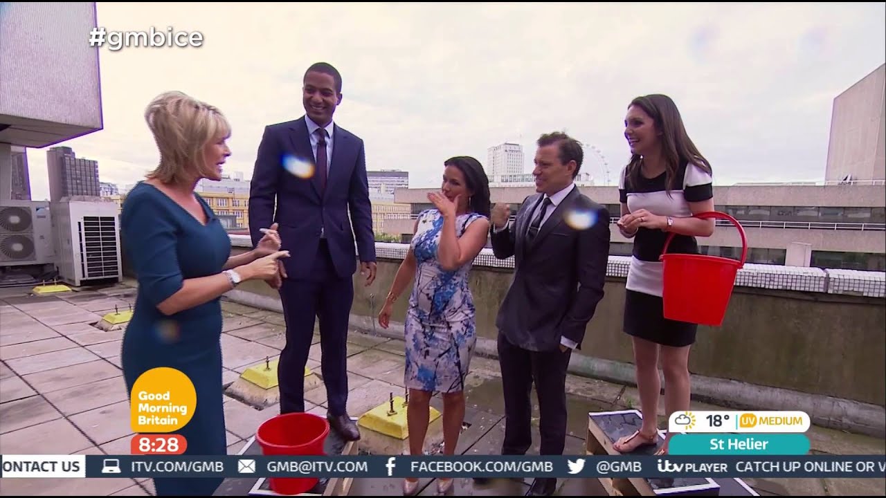 [HD] Good Morning Britain: Susanna and Ben take the Ice Bucket Challenge