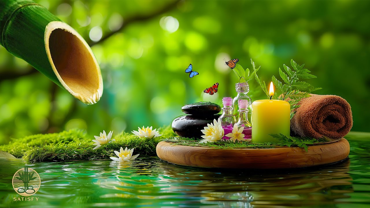 Beautiful Relaxing Music and Water Sounds 🌿 Meditation Music Relax Mind Body, Stress Relief Music
