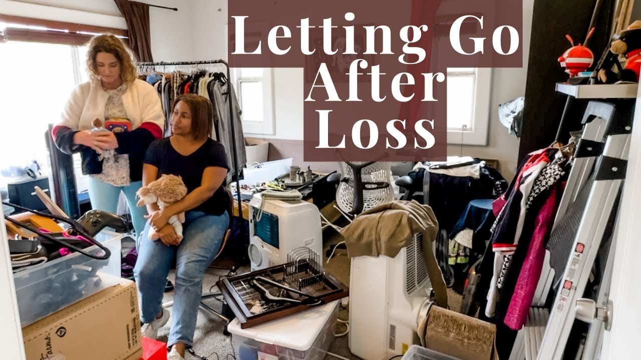Decluttering After Loss of A Loved One || Decluttering The Junk Room || Declutter With Friends ❤️