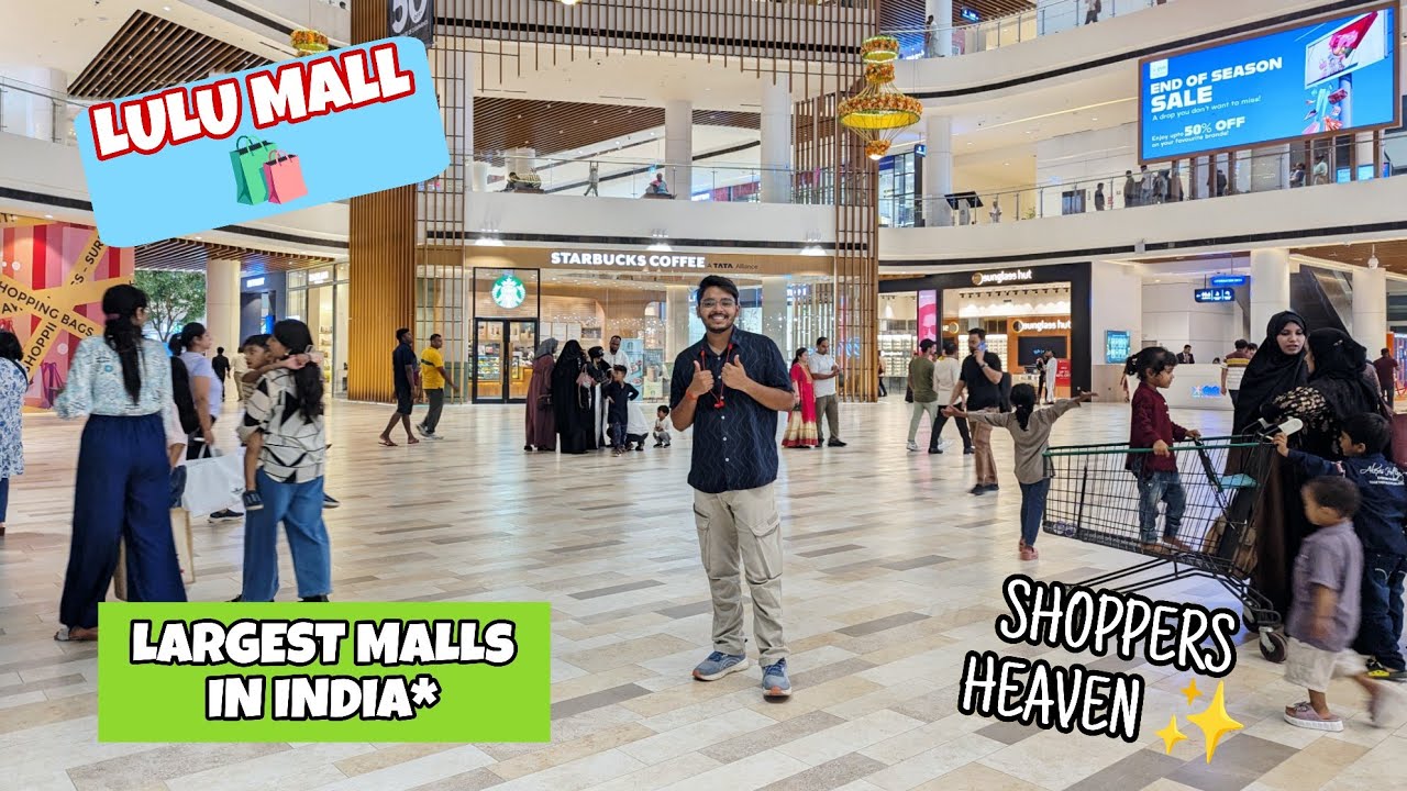 Visiting Lulu Mall Lucknow 🤩!! Largest Malls In India 🤯
