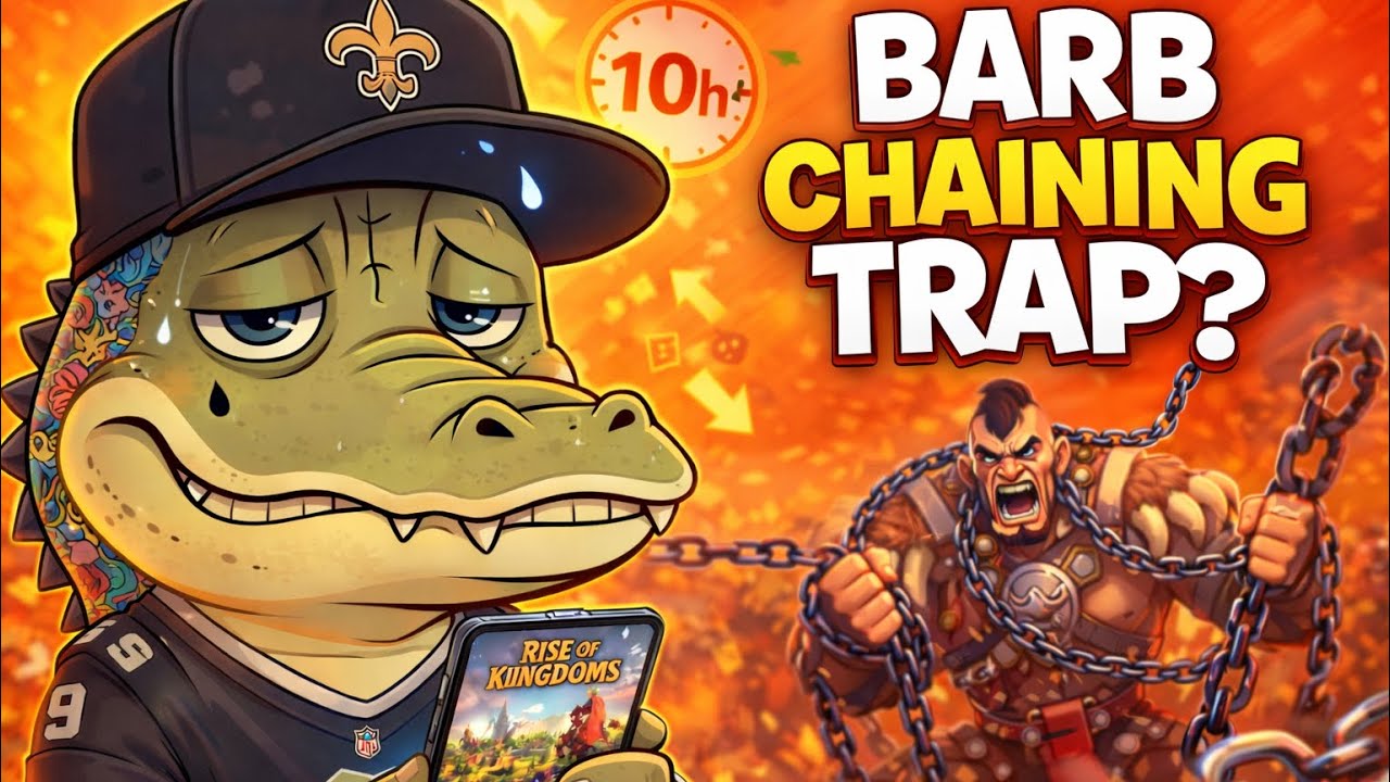 Is Barb Chaining Actually BAD For Your Account? | rise of kingdoms (2026)