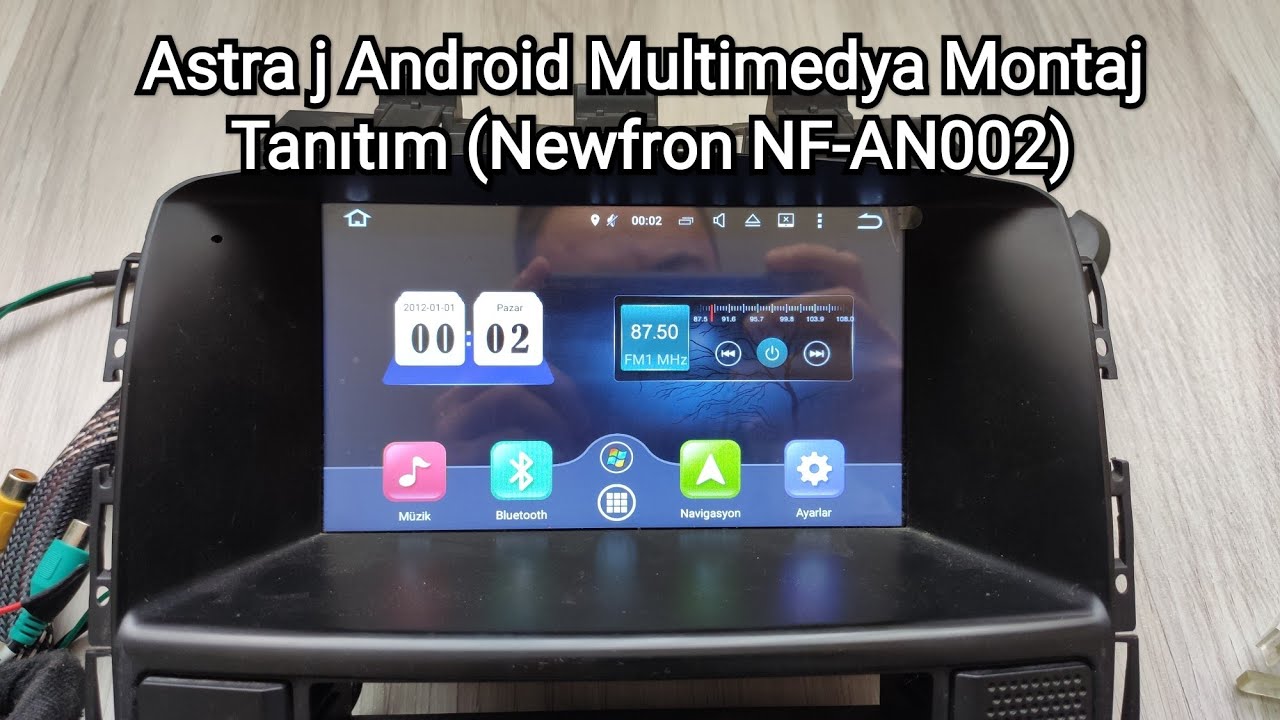 Astra j Android Multimedya Montaj Tanıtım (Newfron NF-AN002)
