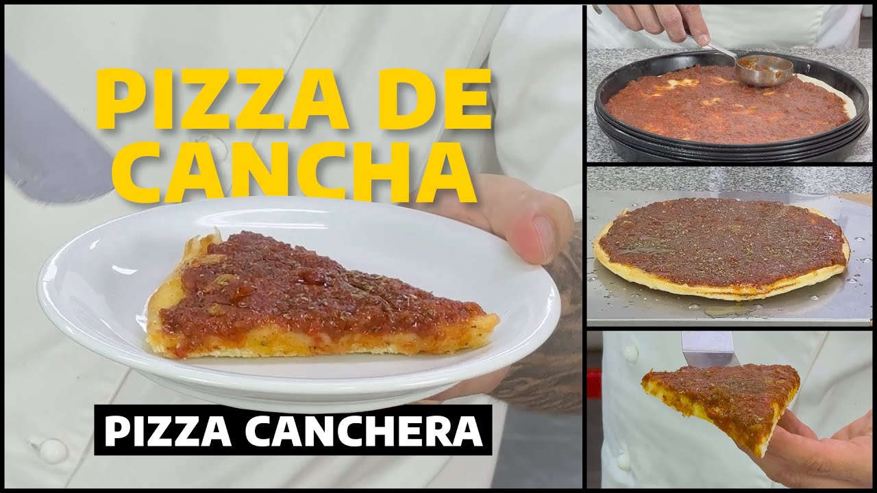 Receta de Pizza de Cancha o Canchera Argentina (Estilo Angelín)