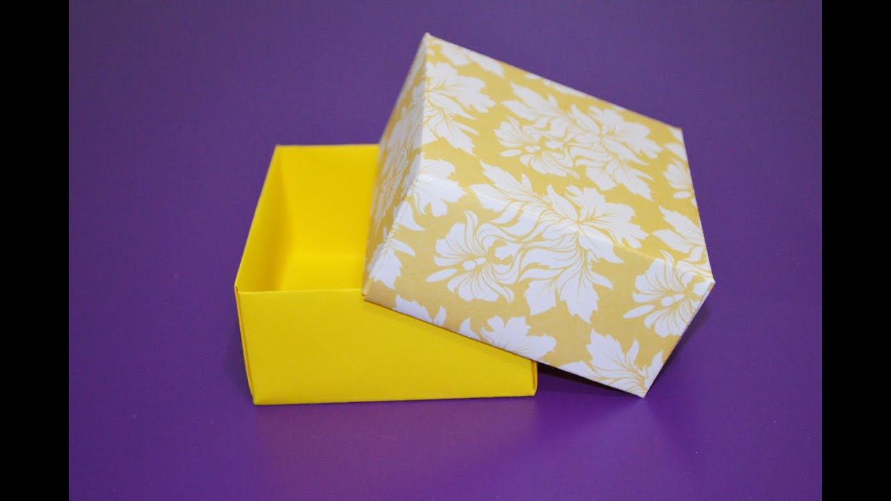 How To Make Your Own Paper Box - EASY!