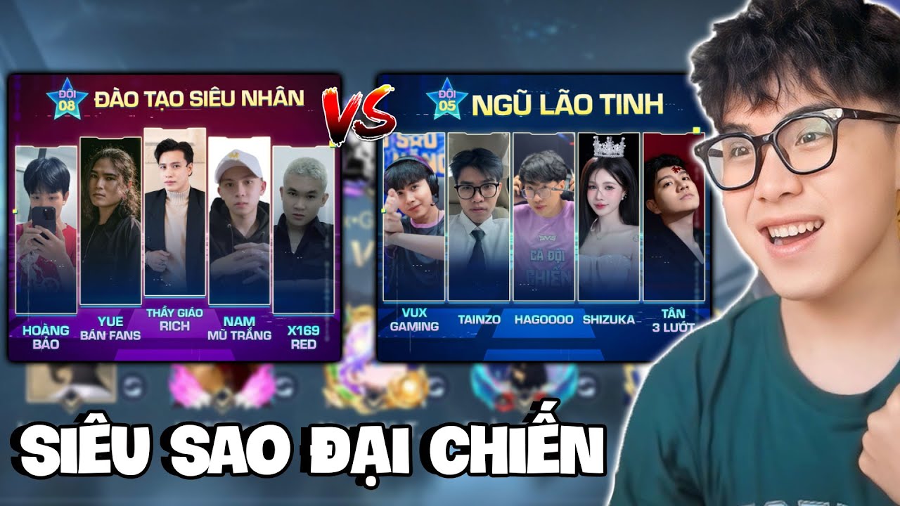 VUX CÙNG ĐỒNG BỌN ĐỐI ĐẦU TEAM YUE BÁN FANS TRONG GIẢI SIÊU SAO TOÀN NĂNG MÙA 5 ĐẦY BÙNG NỔ
