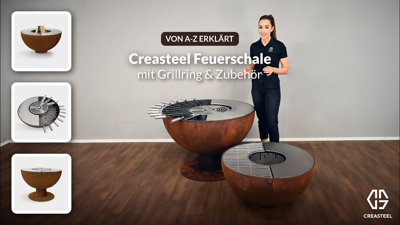 Creasteel Multitalent-Feuerschale | Funktionen, Zubehör & Tipps | Alles was Du wissen musst