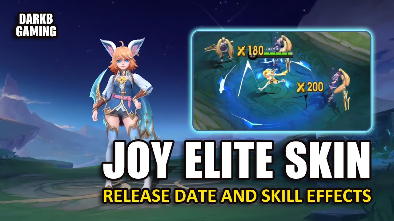 Joy Elite Skin Release Date and Skill Effects | Joy Royal Protector Skin | Mobile Legends