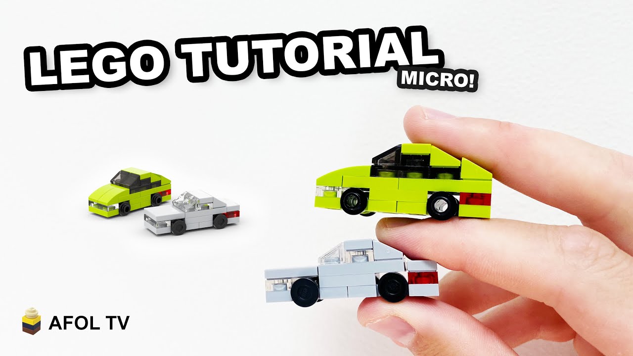 LEGO Mini Micro Cars - Two Techniques! (Tutorial)