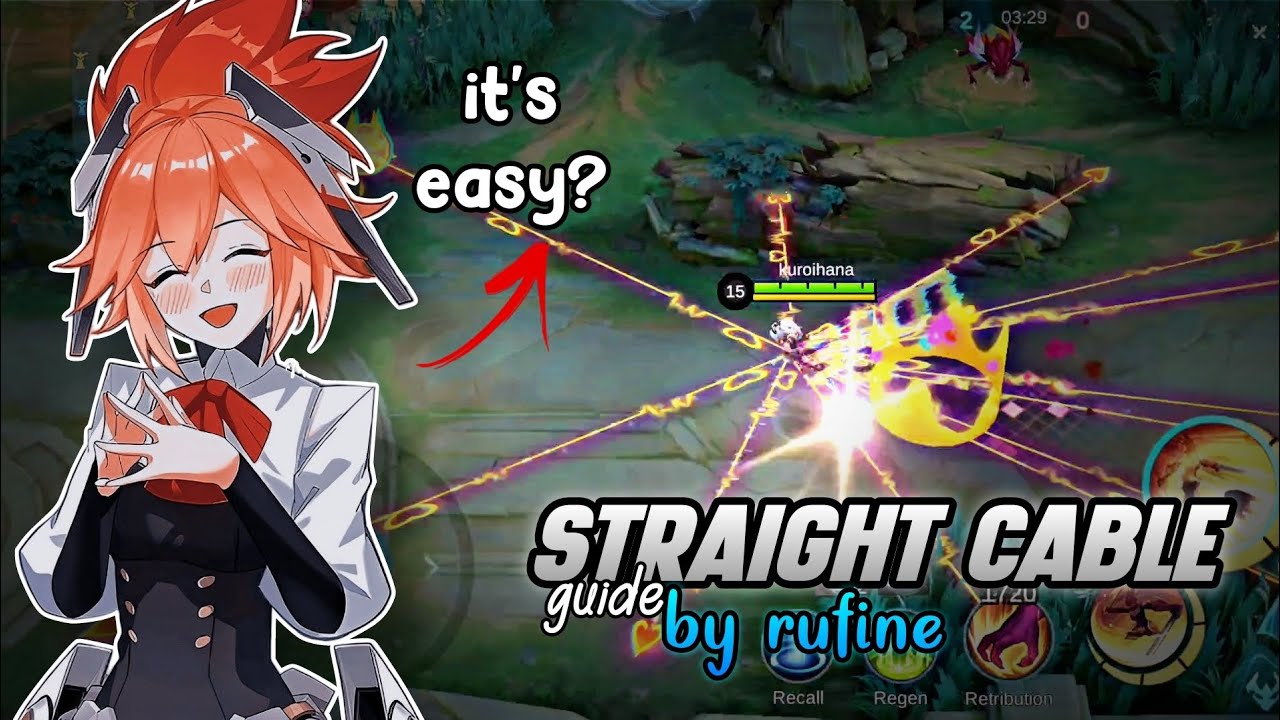 STRAIGHT CABLING GUIDE BY RUFINE | IT'S ACTUALLY EASY? | Mobile Legends