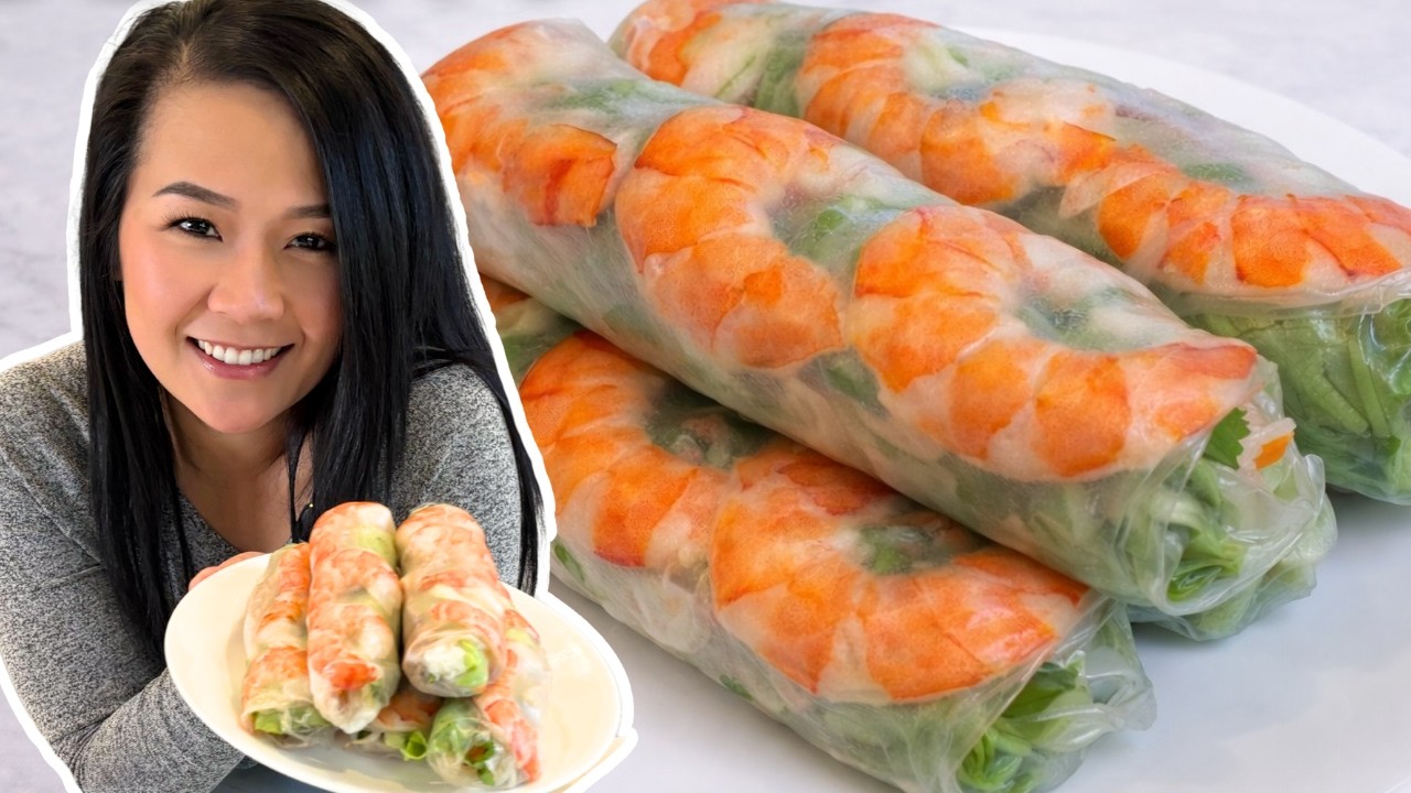 Vietnamese Fresh Rolls (Gỏi Cuốn) | Easy Summer/Salad/Spring Rolls You’ll Never Pay $15 For Again