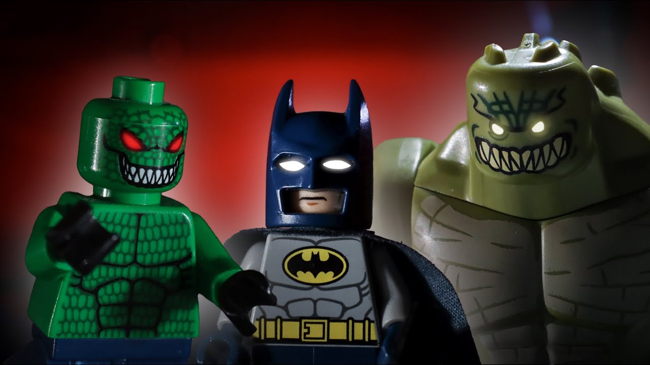 Lego Killer Croc Meets Killer Croc