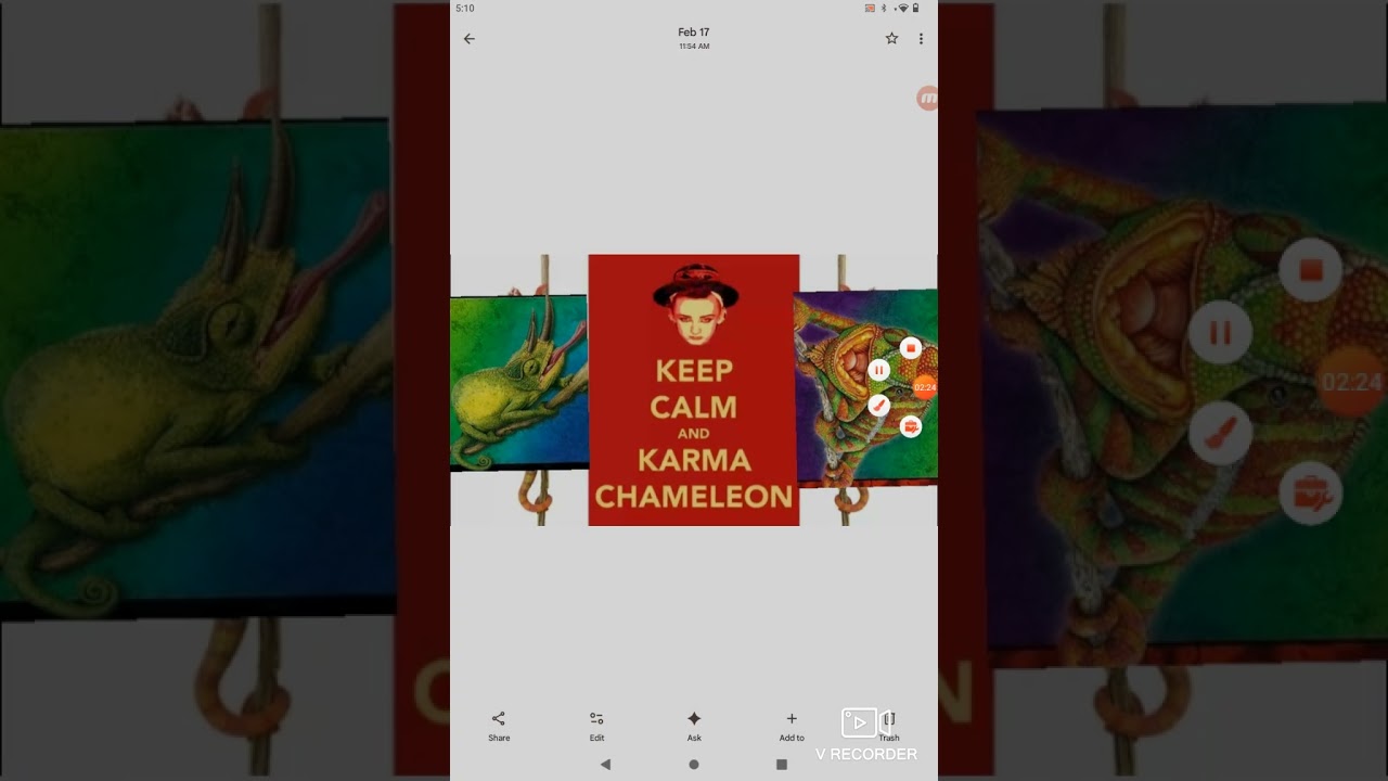 CulTure Club Karma ChaMeleon (Sung By Me) 
