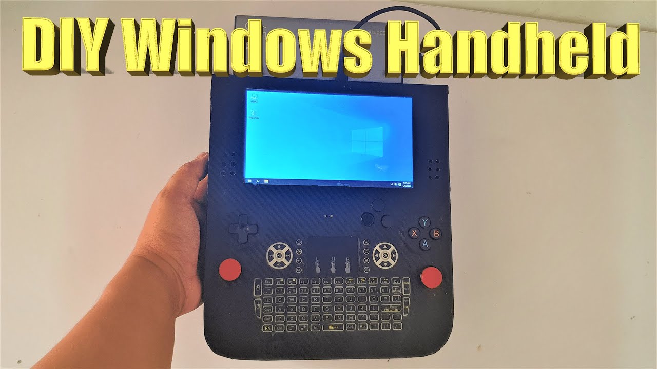 How To Make DIY Windows Gaming Handheld from Used Parts