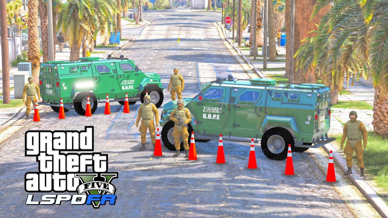 UNIDAD G.O.P.E. nos METEMOS en EL BARRIO | -  (LSPDFR #1125)