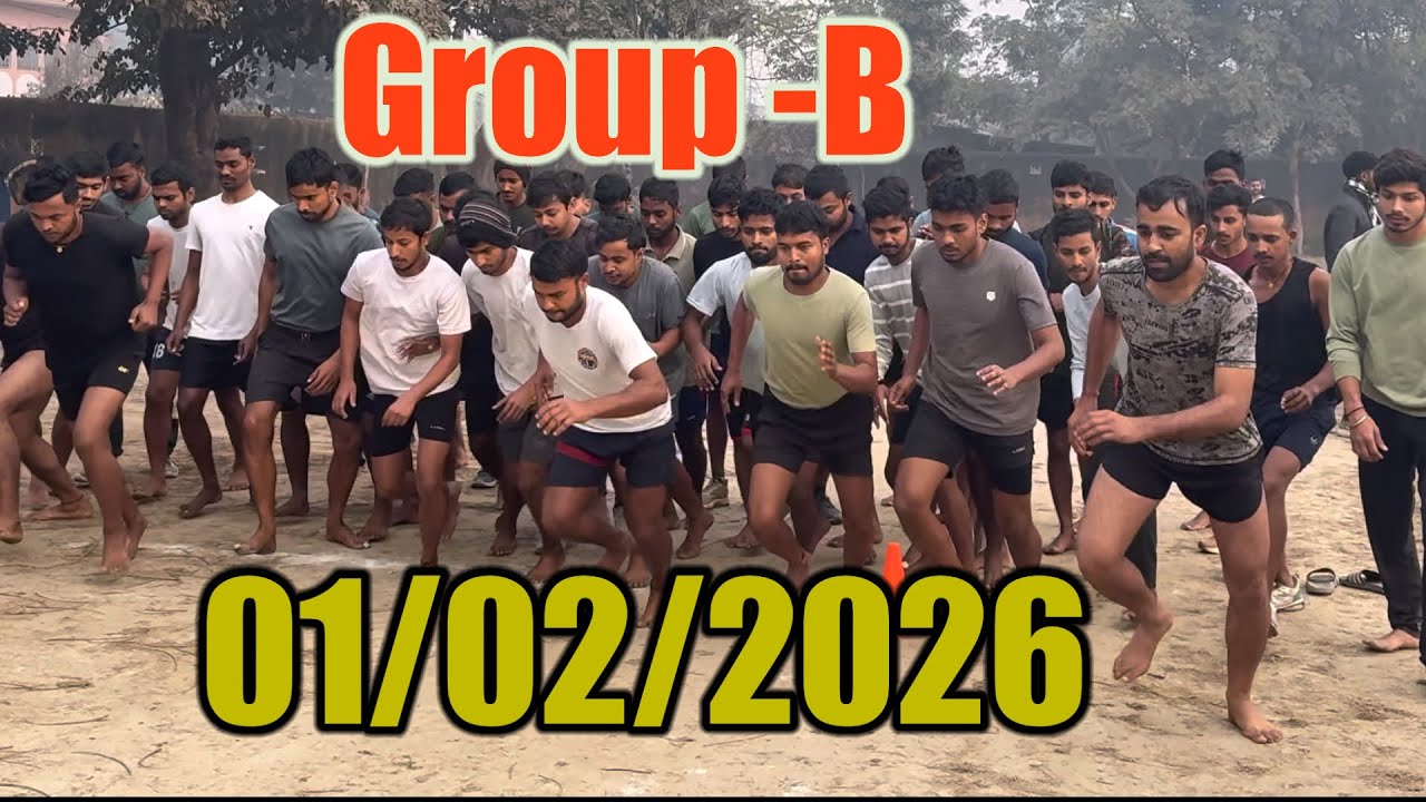 1600 मीटर रेस (Group ~ B) !! 1.6 km running !!✅