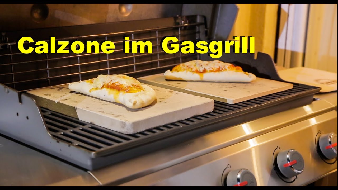Pizza Calzone im Gasgrill / Pimotti / Weber Genesis II E-410 / Folge 30