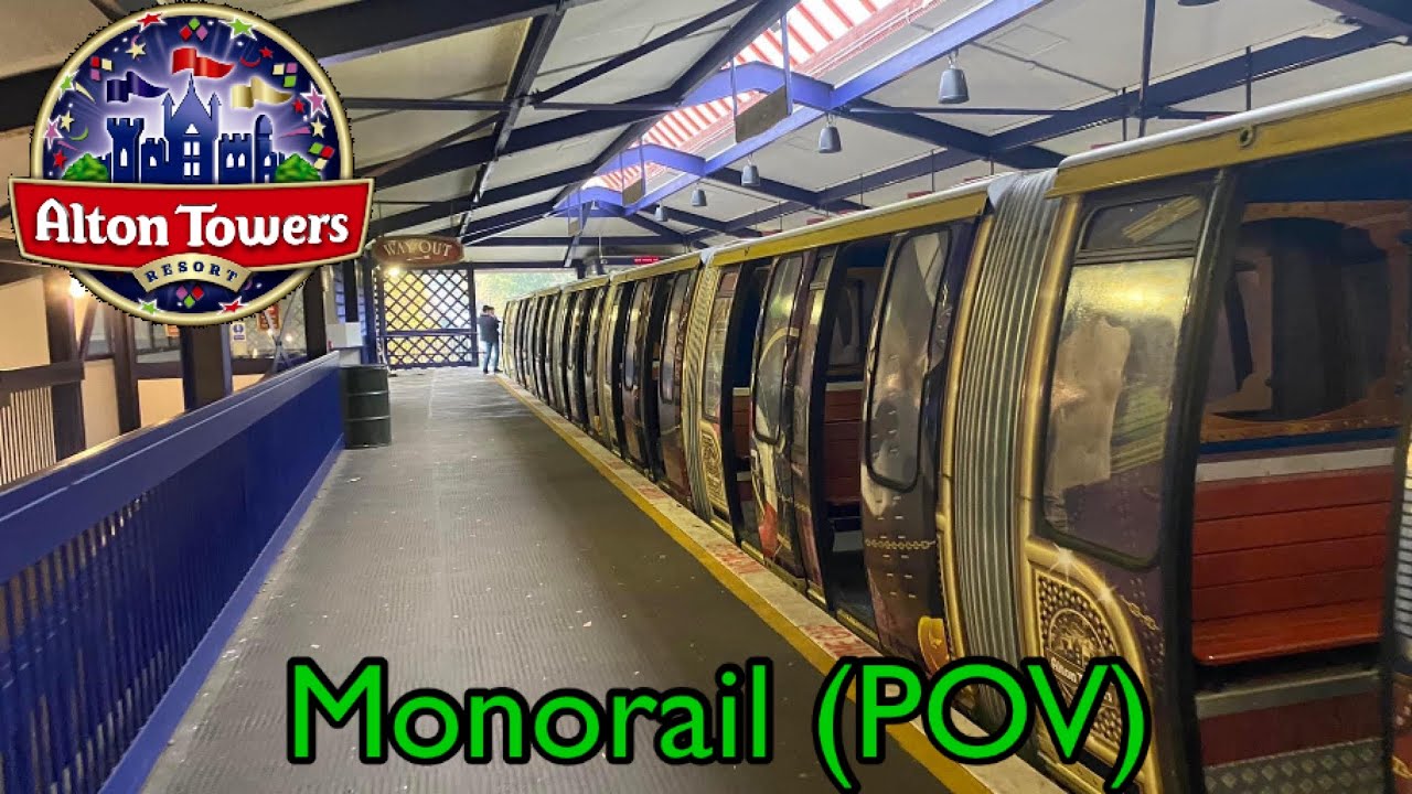 Alton Towers Resort: Monorail (4K/POV) (5th October 2024)