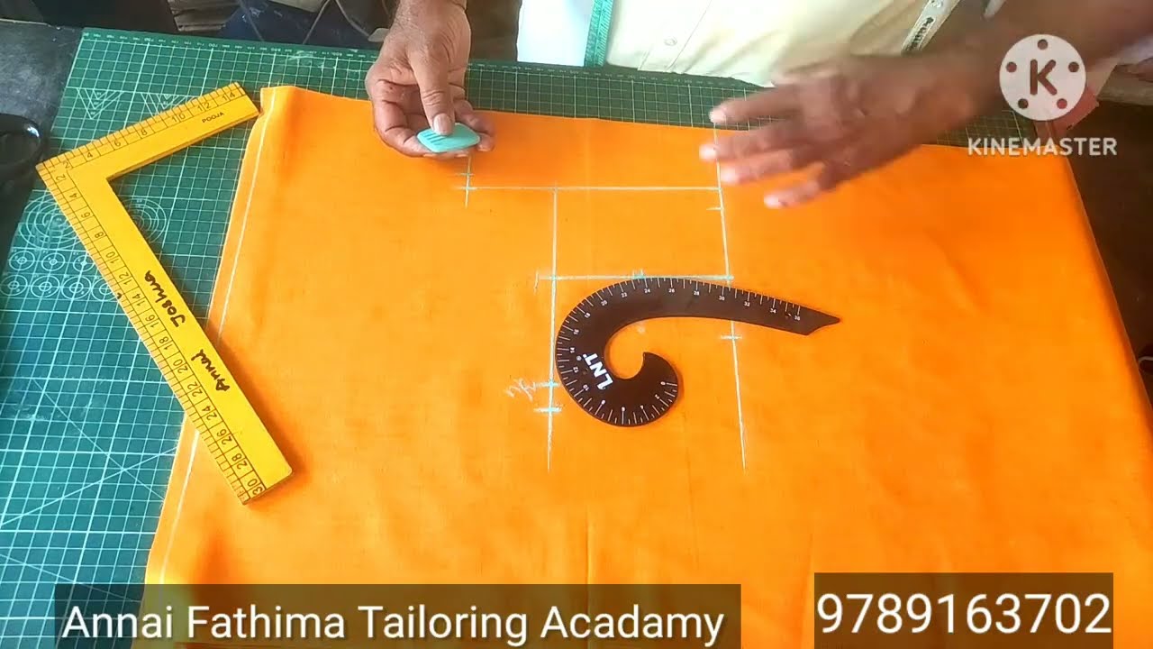 New method லா Center Gap Blouse cutting But பல விளக்கத்துடன்