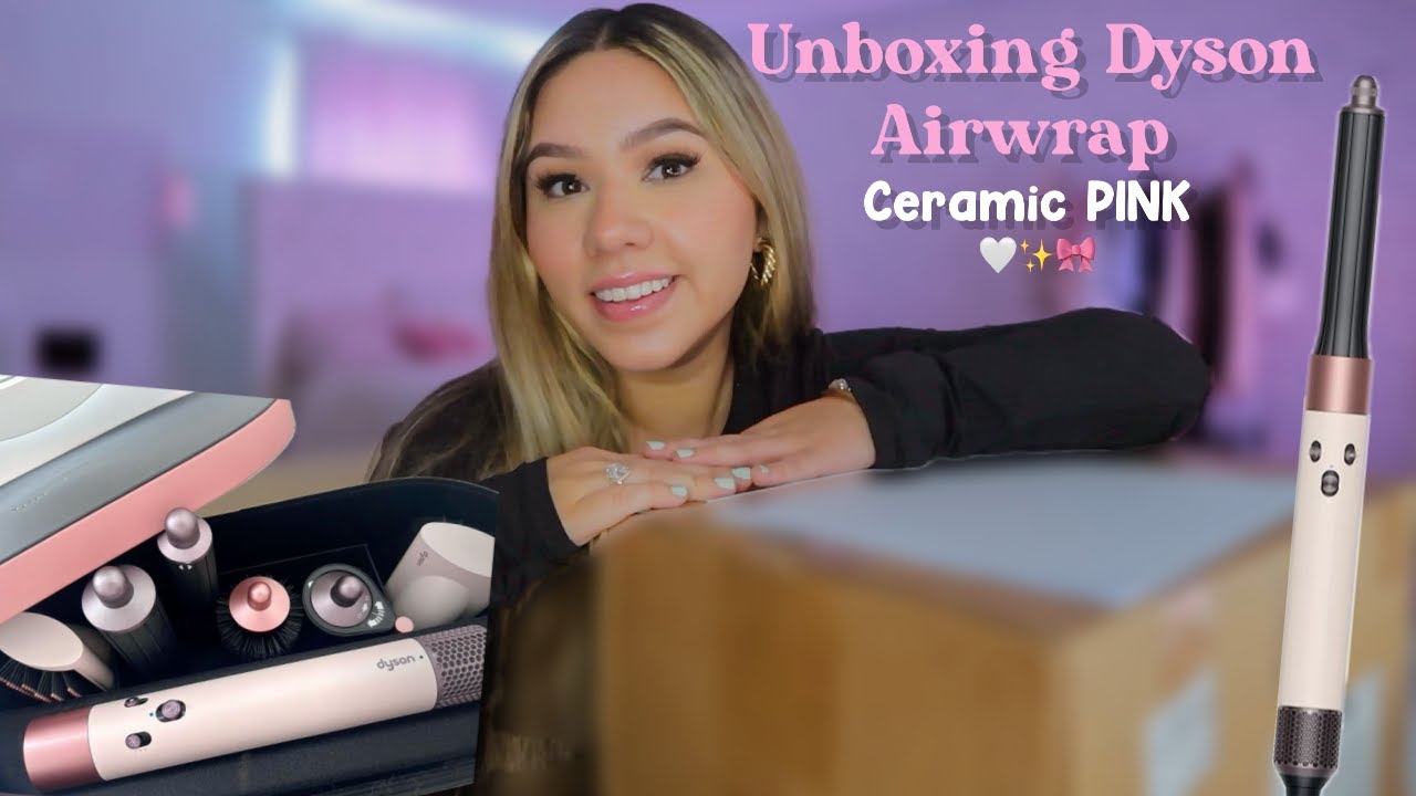 Распаковка Dyson Airwrap Ceramic PINK 🎀🤍✨