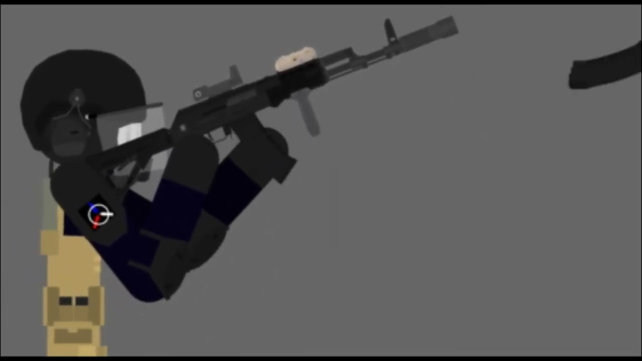Anti anime Task Force Delta Masked Force with AK 103 test