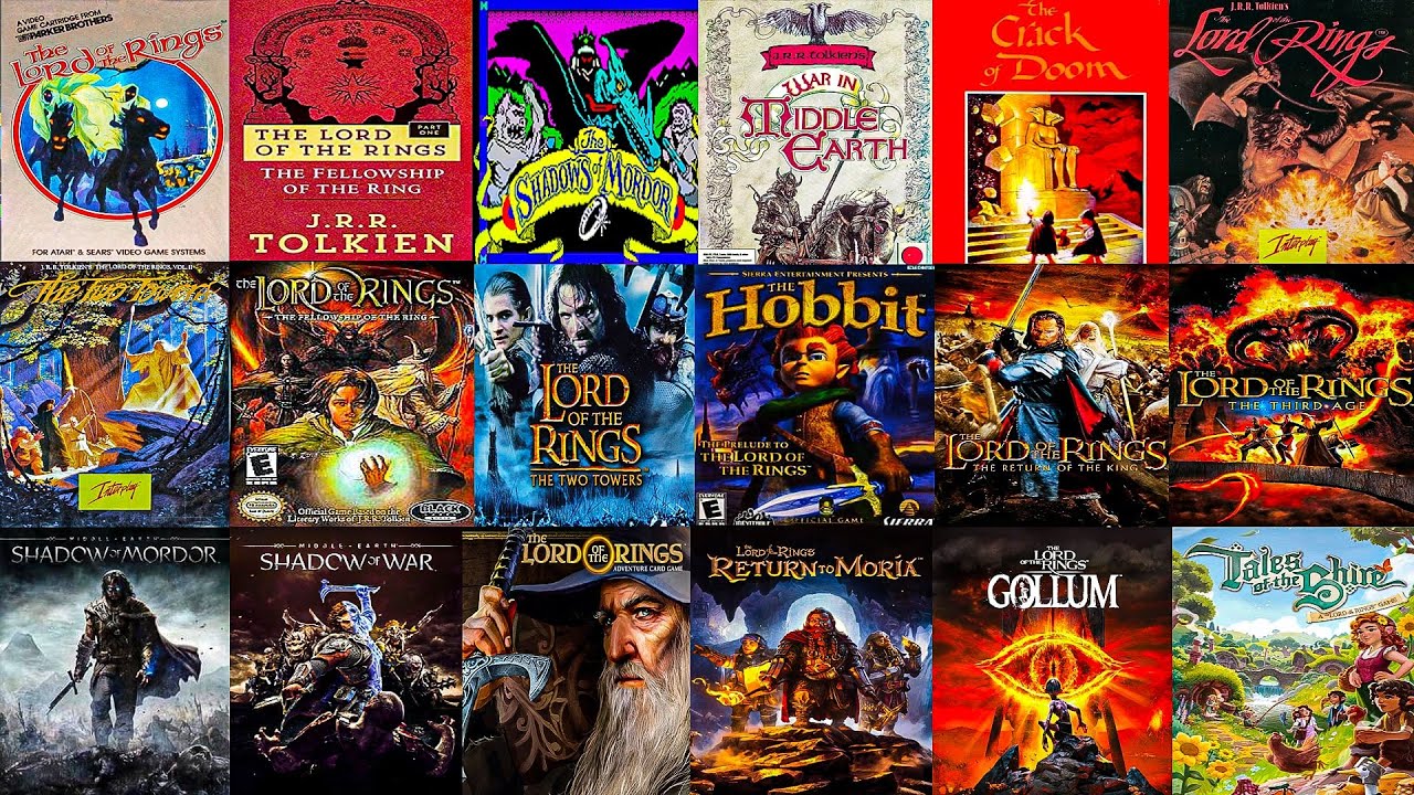 The Evolution of LORD OF THE RINGS Games (1983-2025)