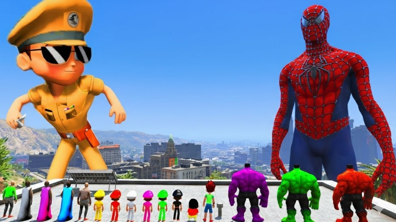LITTLE SINGHAM WITH SHIVA KICKO SHINCHAN FOUND BIGGEST EVER KICKO IN GTA 5 #25