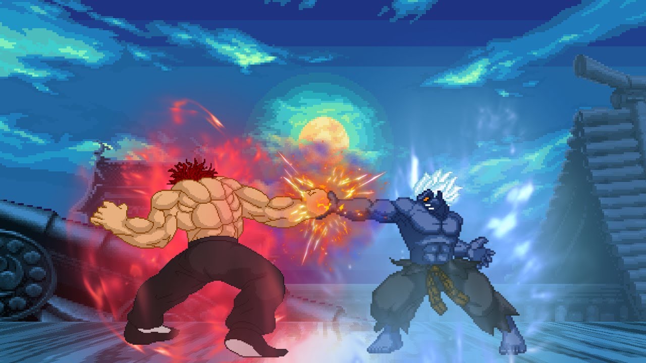 Oni vs Yujiro Hanma - Street Fighter X Baki the Grappler