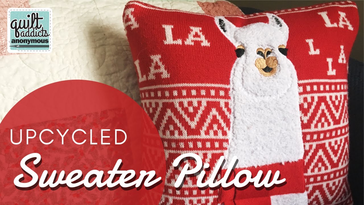 How to Make an Easy DIY Sweater Pillow Cover