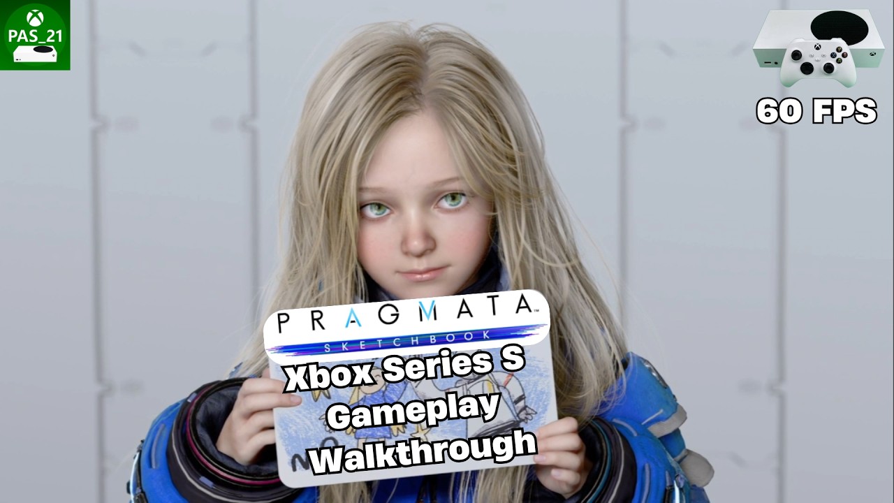 Pragmata Sketchbook Gameplay Walkthrough | Xbox Series S | 1080p 60FPS