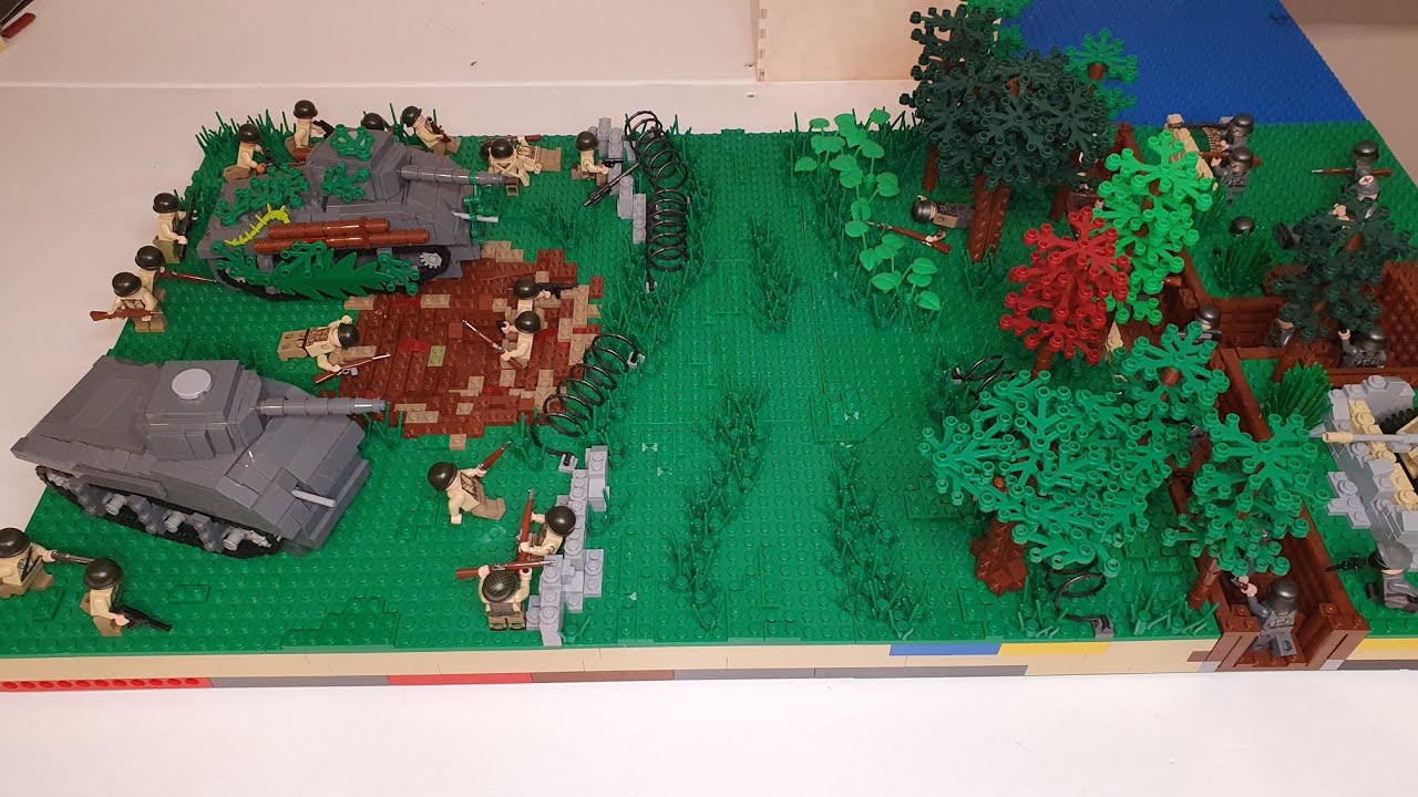 Angriff auf Deutsche Stellung | ww2 moc (Deutsch)