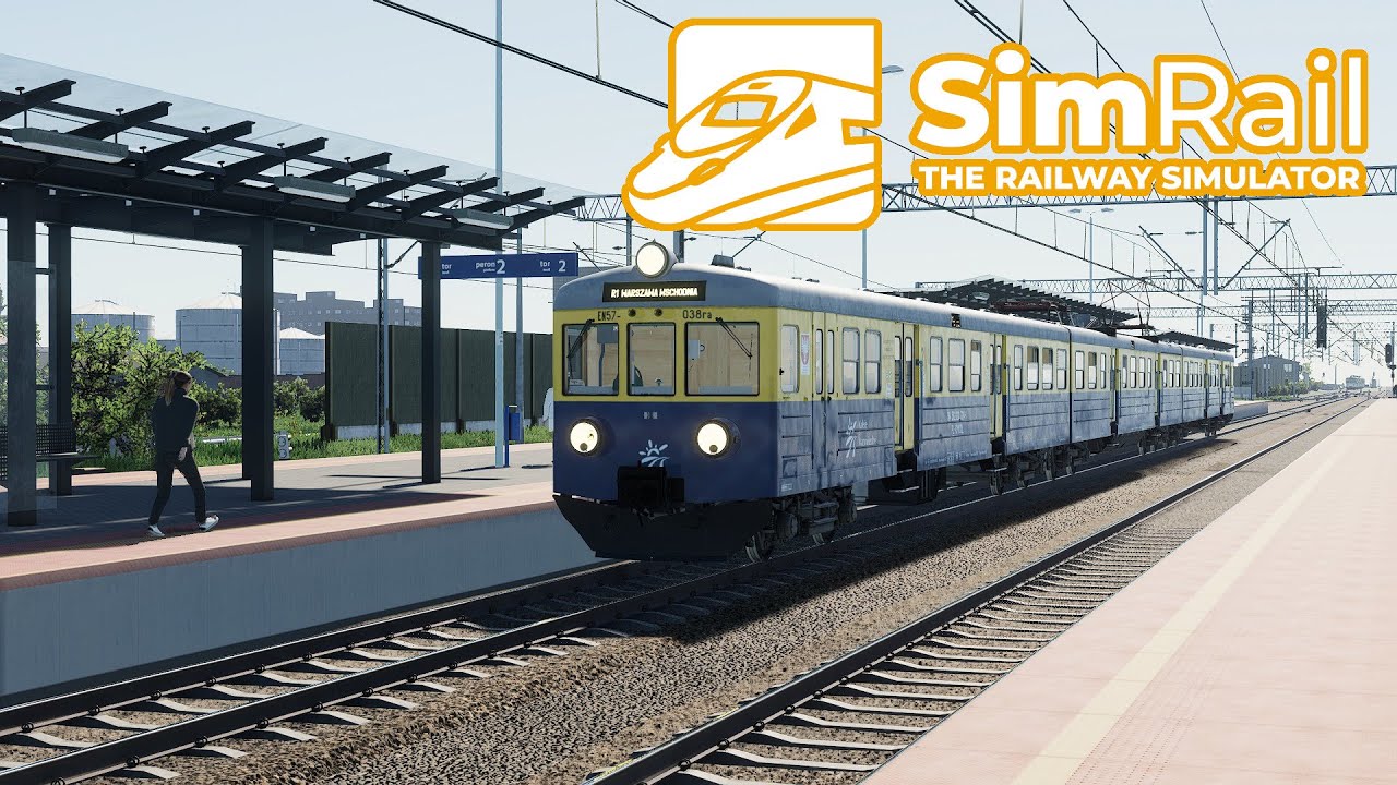 SimRail | R1 91980 rel. Skierniewice - Warszawa Wschodnia | EN57