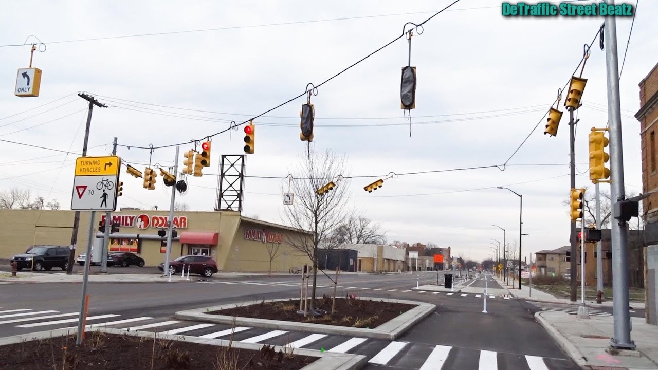 Traffic Lights Before Upgrade | Dexter & Fullerton