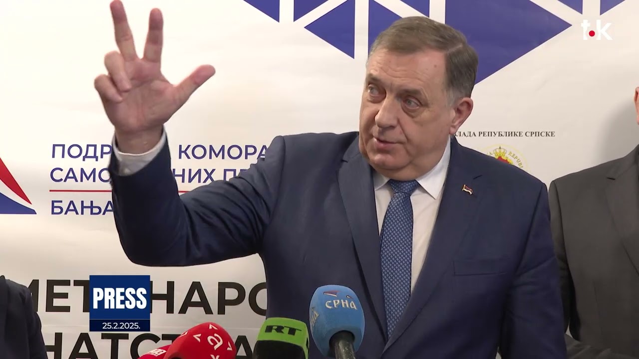 Dodik odgovarao na pitanja novinara, komentarisao i Stanivukovića || TOK TV || 2026